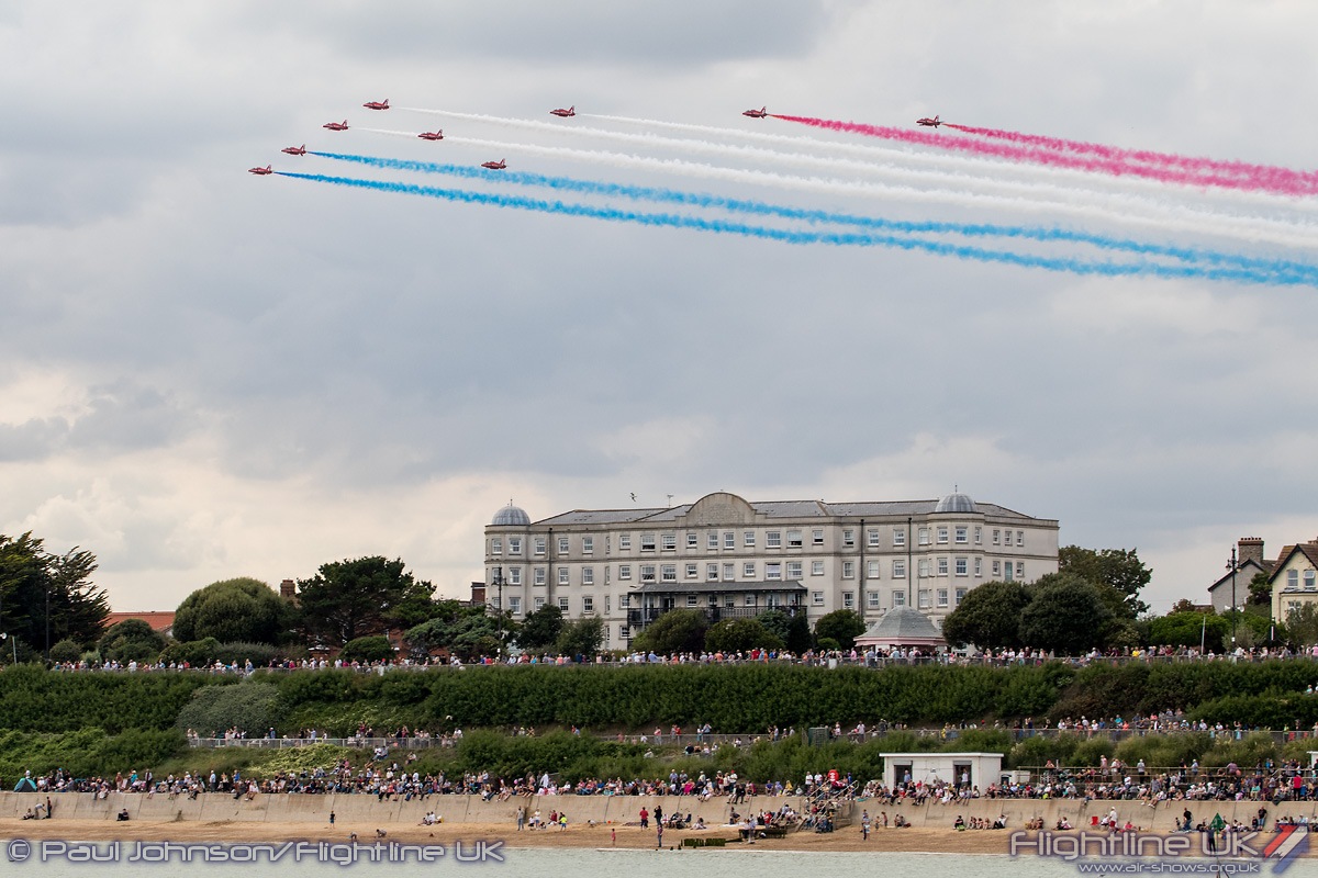 NEWS: Red Arrows and Battle of Britain Memorial Flight fly in support of Clacton 150