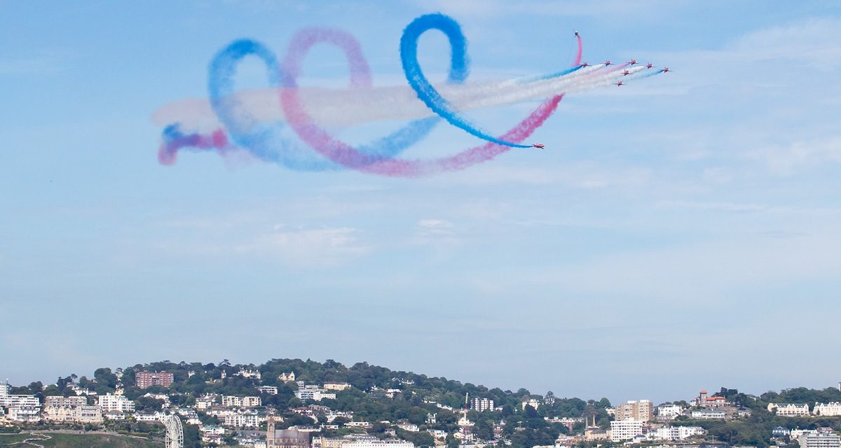 NEWS: The team behind organising the English Riviera Airshow have received confirmation that the RAF Red Arrows, RAF Typhoon, and the Battle of Britain Memorial flight teams will be appearing at the two-day event this June.