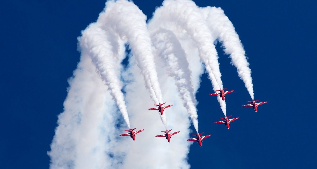 NEWS: RAF Red Arrows lead aerial displays at English Riviera Airshow